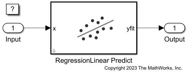 预测使用RegressionLinear预测块的反应
