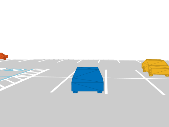 Visualize Automated Parking Valet Using Cuboid Simulation