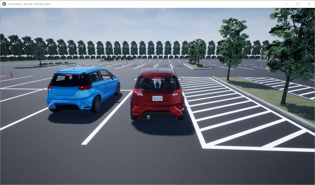Visualize Automated Parking Valet Using Unreal Engine Simulation