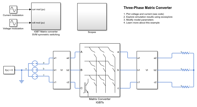 Three-Phase Matrix Converter