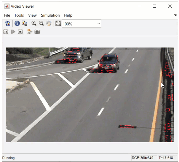Shadow Detection by Using OpenCV Code in Simulink